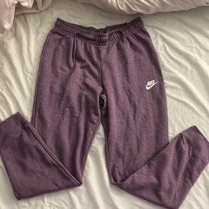 NEW Purple Nike slim fit, mid rise, jogger.
